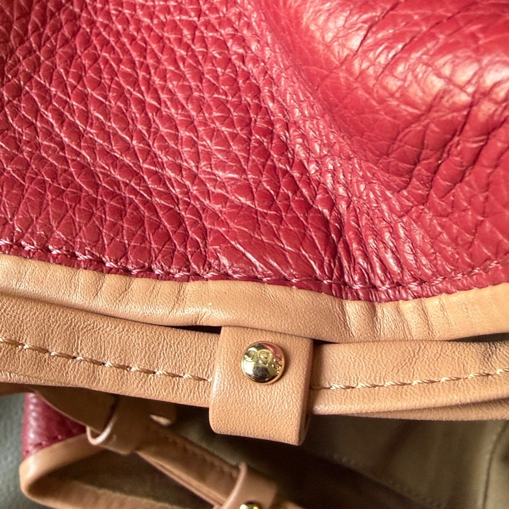 Beautiful Red See By Chloe Crossbody Purse Excellent Condition - Picture 12 of 12
